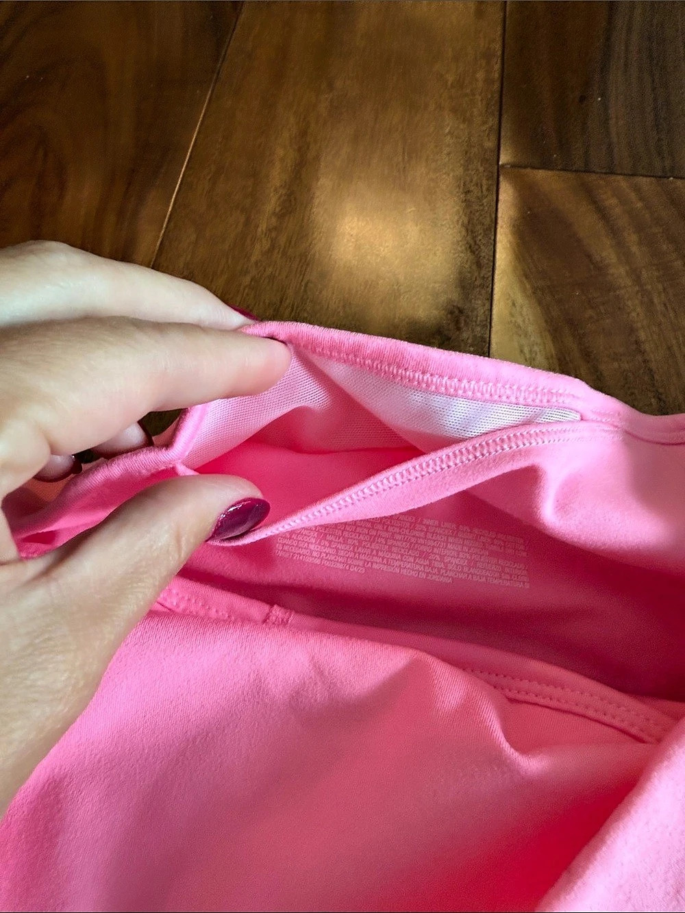 All in Motion Women's Woven High-Rise Pleated Skort Pink Large Like New - Picture 5 of 6